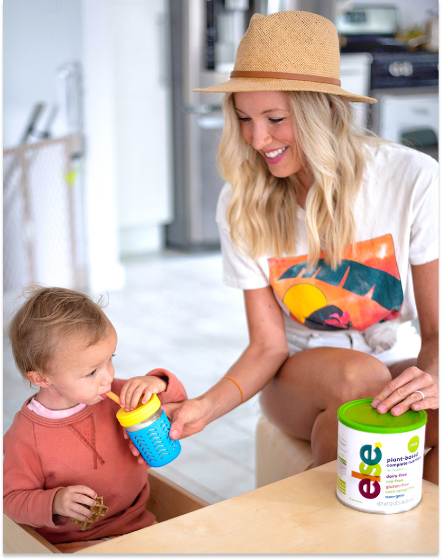 a-woman-and-child-drinking-from-a-straw