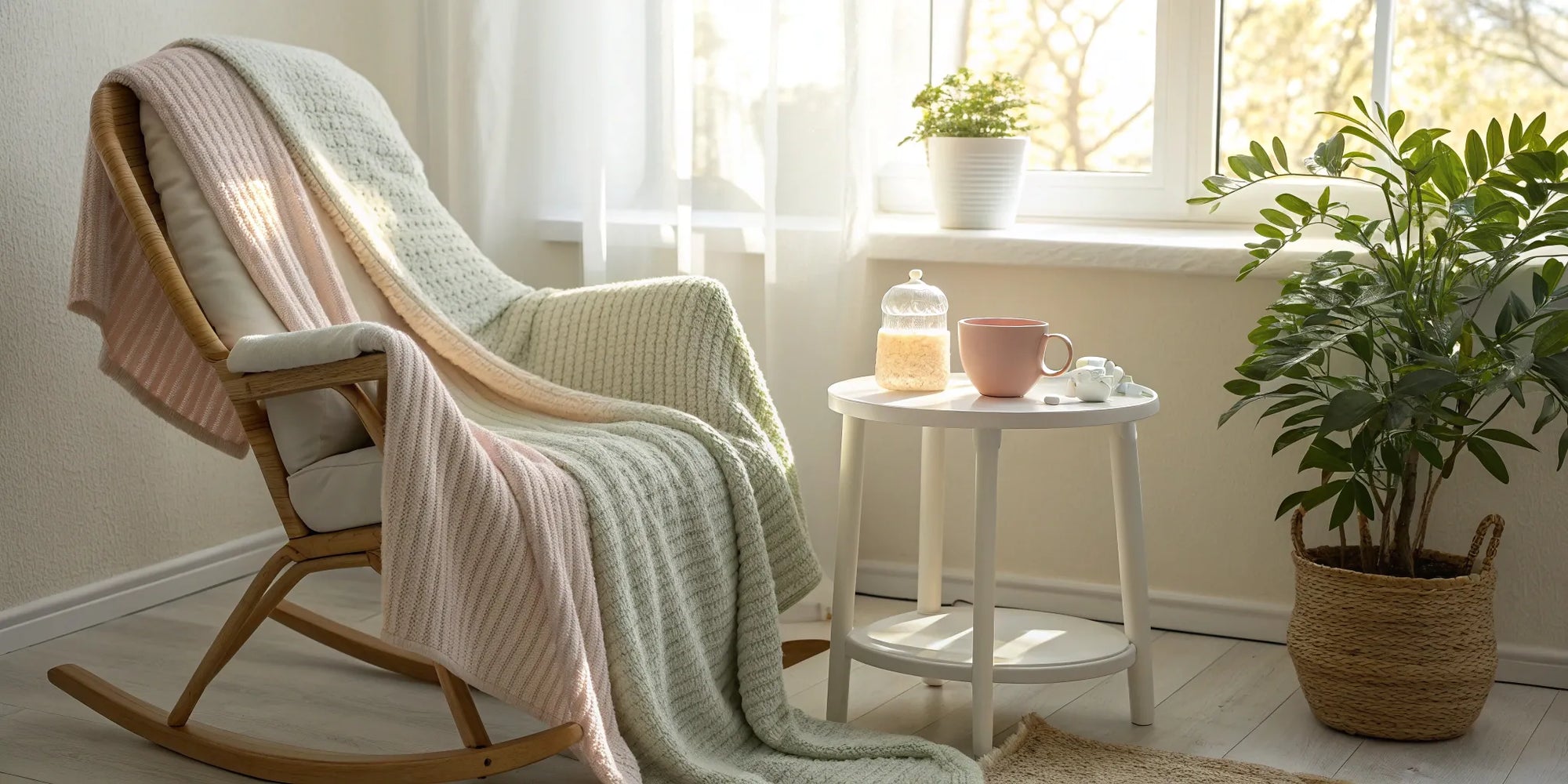 A baby bottle with the best formula for gas and fussiness in a cozy nursery setting.