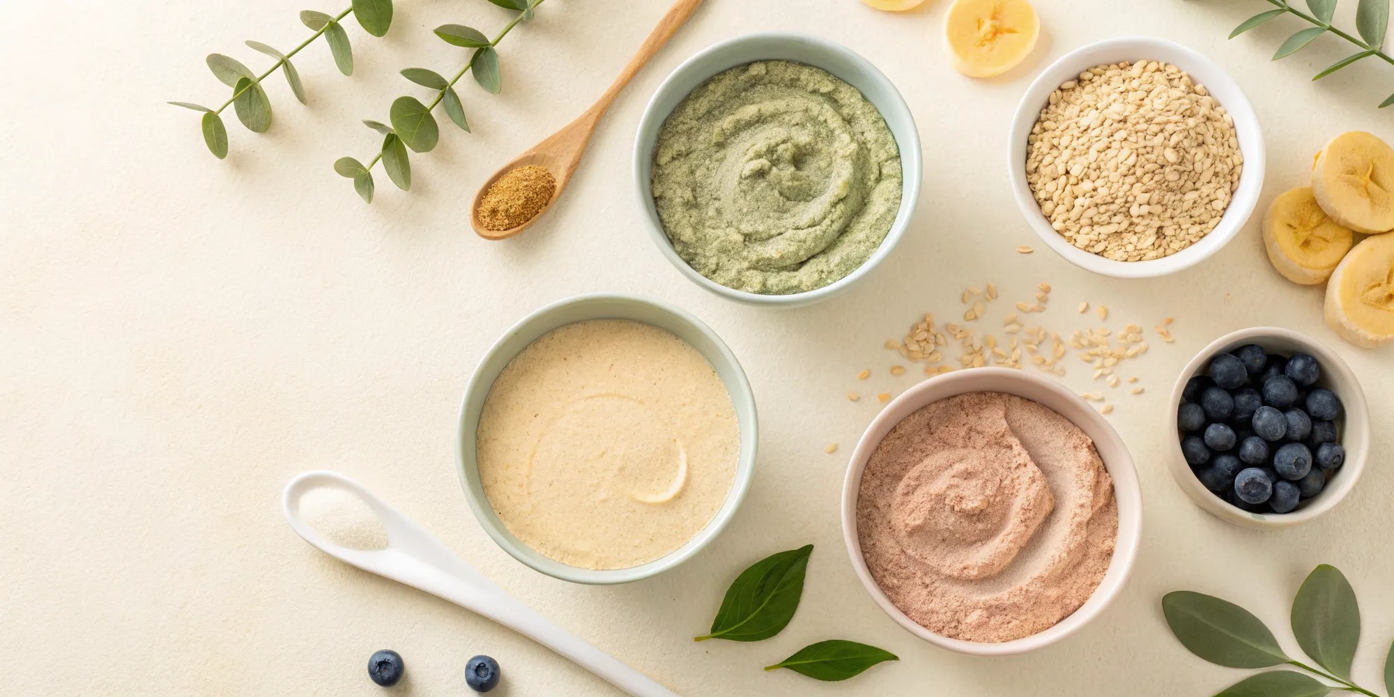 The best plant-based baby cereal to buy online, served in a bowl with fresh fruit.
