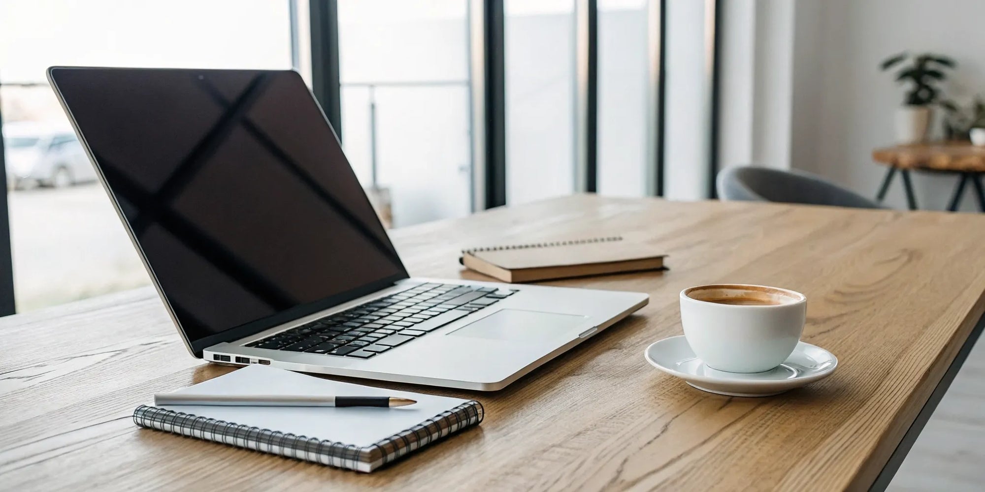 A person at a desk researching the best alternatives to Alimentum formula on a laptop.
