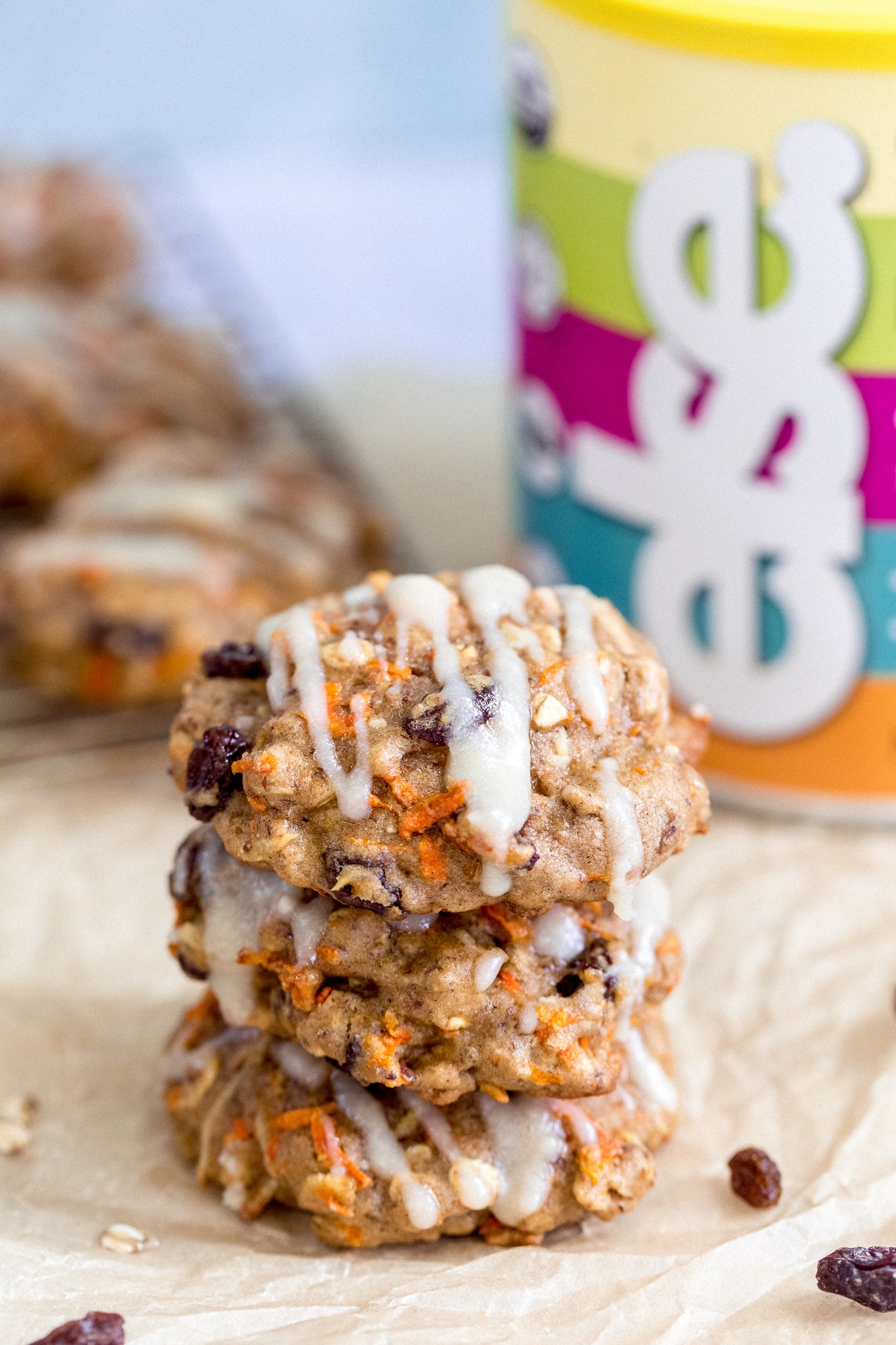 Carrot Cake Breakfast Cookies