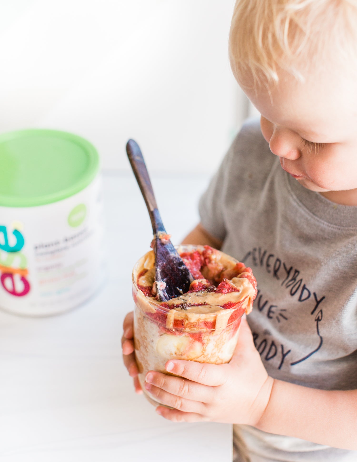 PB&J Oatmeal Parfait