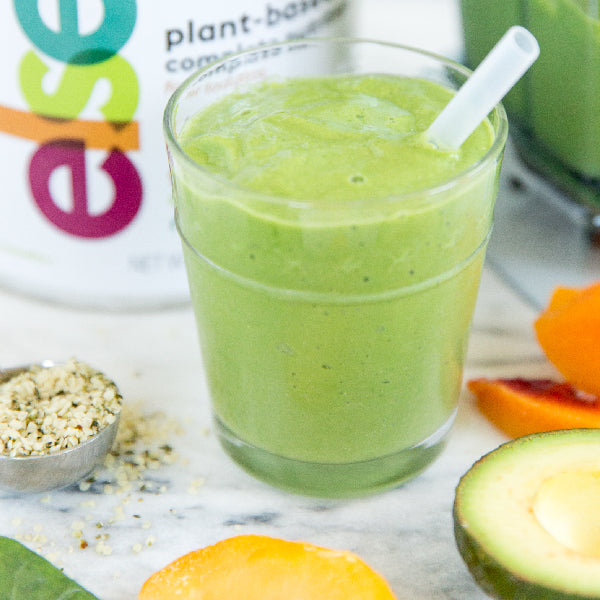 Peaches and Greens Smoothie