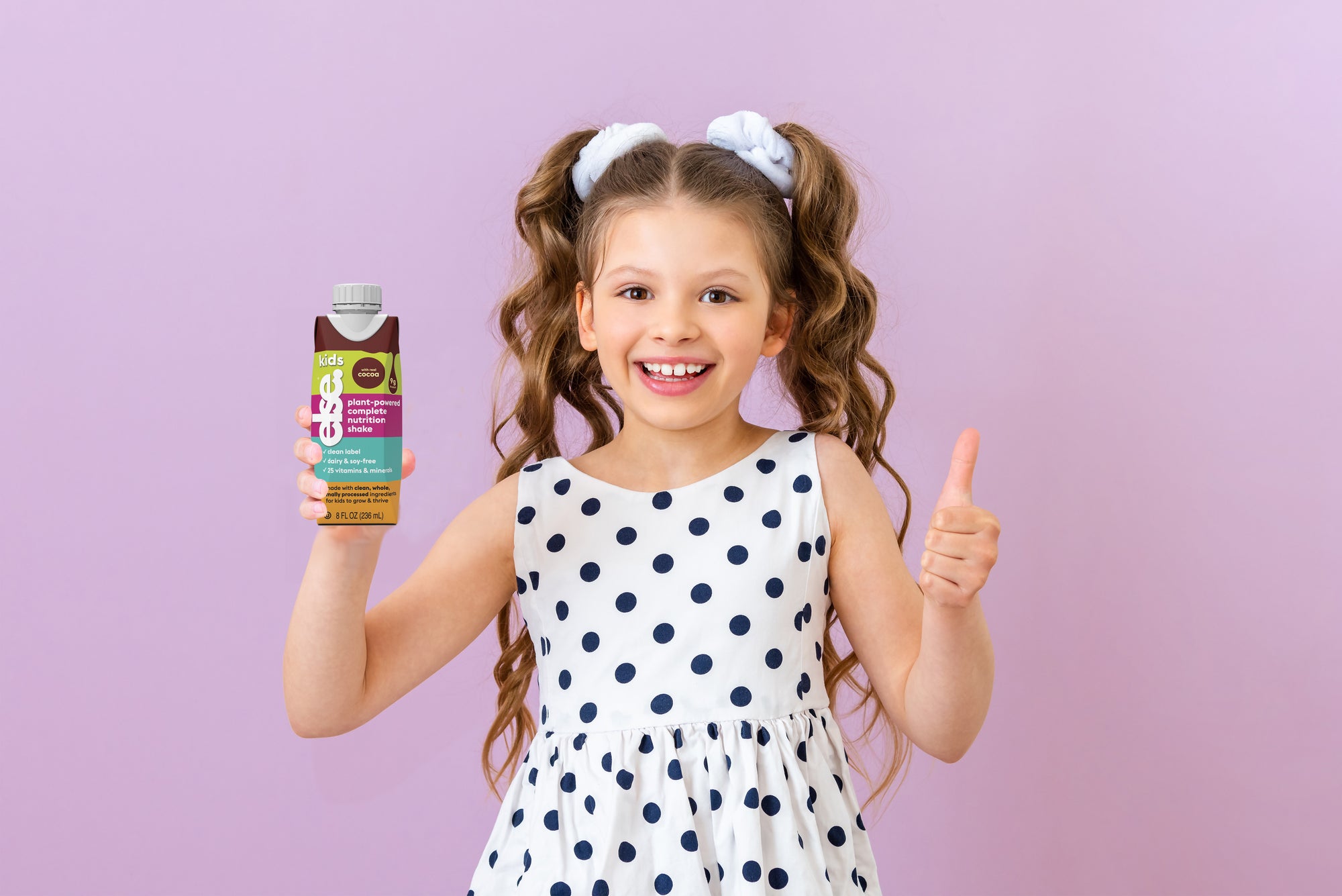 lunch ideas for picky eater success | else kids shakes held by a happy girl
