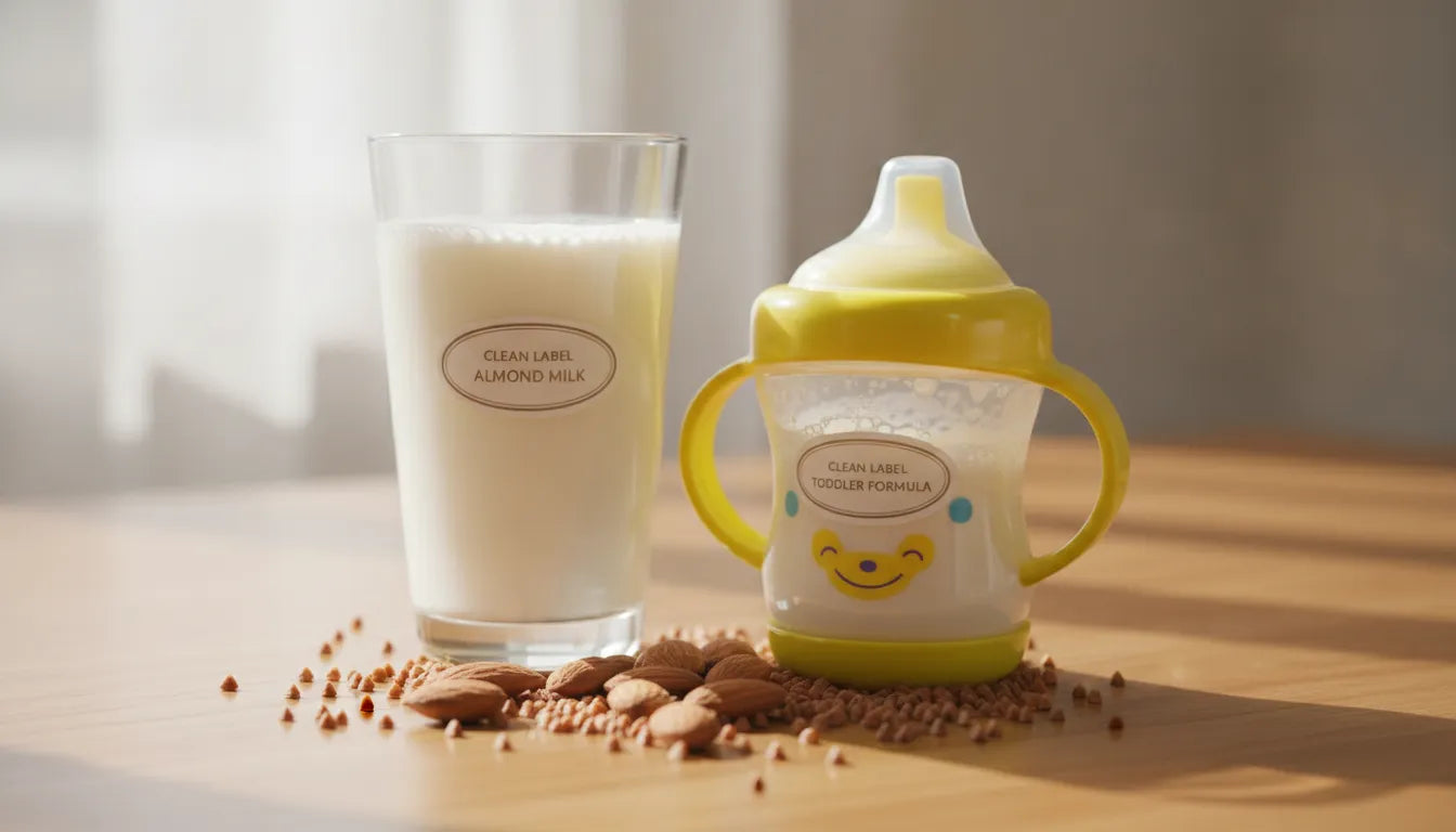 Almond milk vs toddler formula