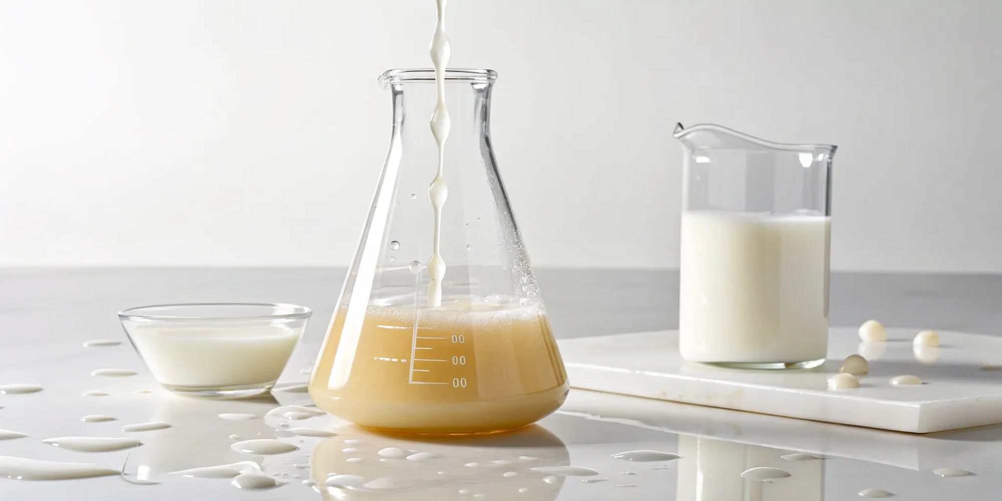 Breast milk vs formula compared for differences in nutrient saturation and consistency.