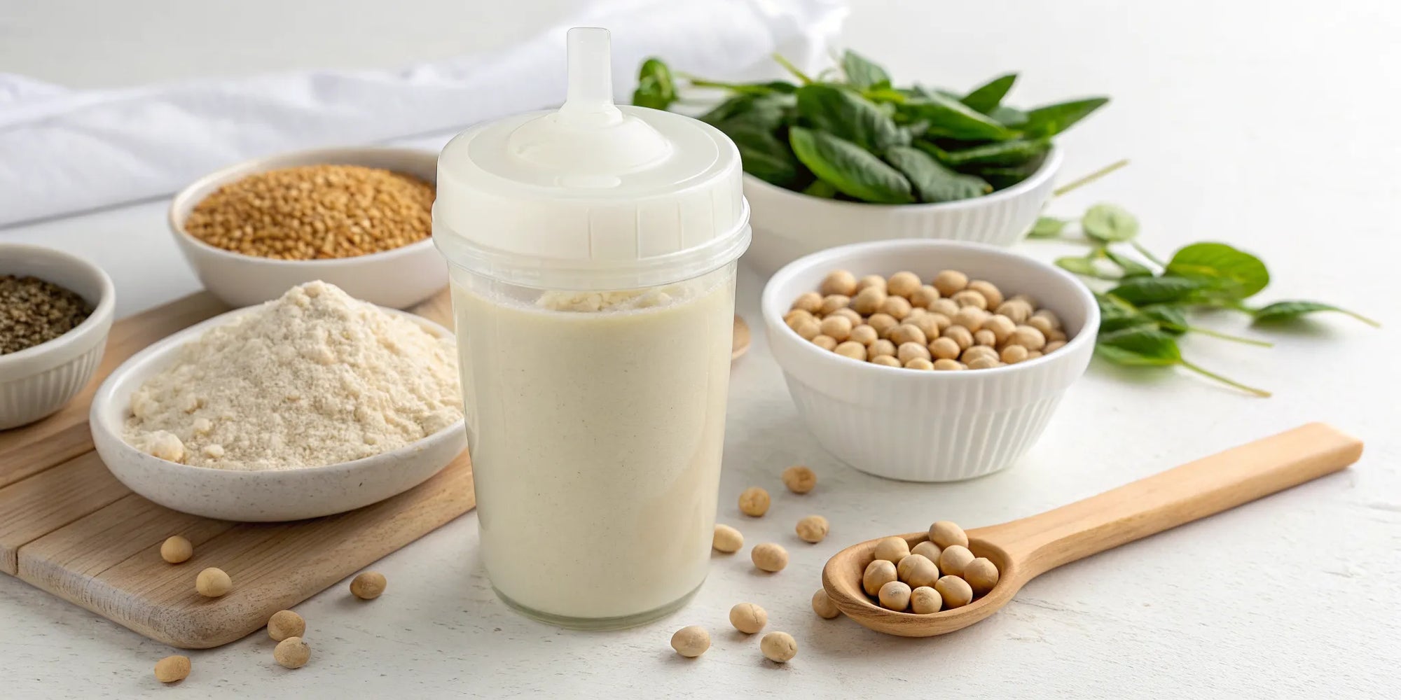 A nutritionally complete plant-based toddler formula with its whole food plant ingredients.