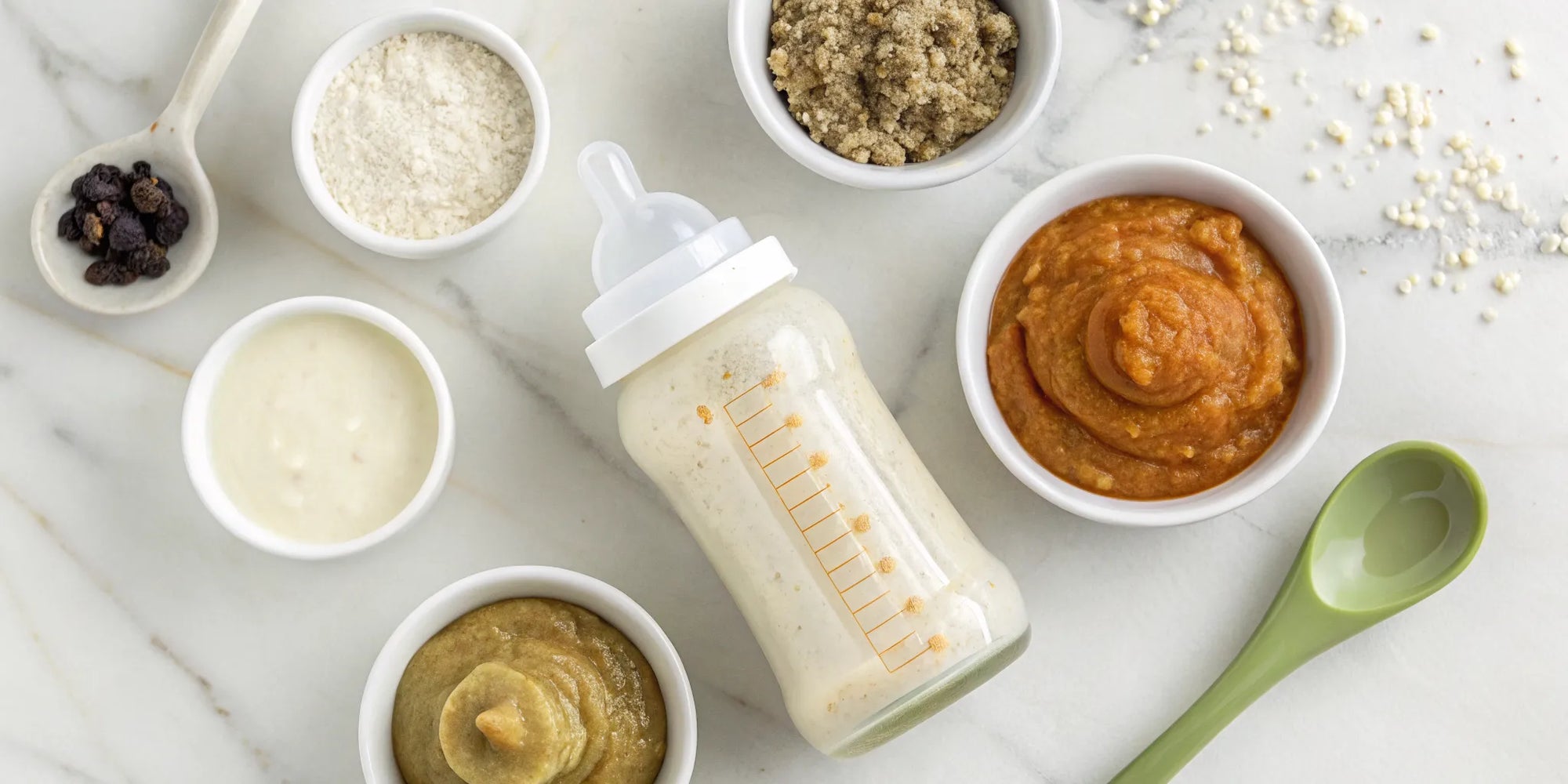 Whole food formula for baby constipation with natural ingredients.