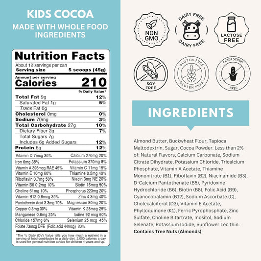 My First Plant Shake Plant-Powered Complete Nutrition Shake for Kids – Chocolate Flavor Best By: 31 July 2026