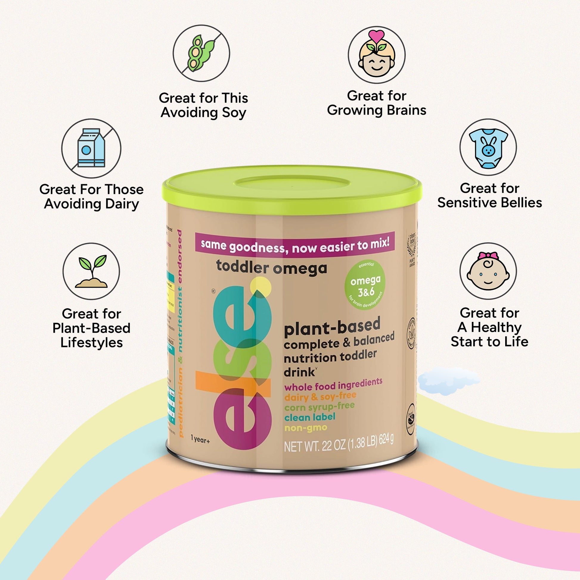 Toddler Omega Plant-Based Complete & Balanced Nutrition